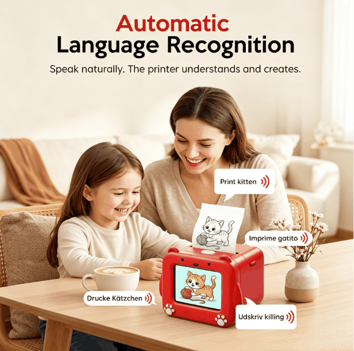 AI Smart Printer - Automatic Language Recognition