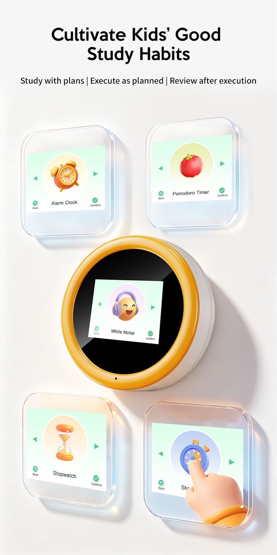 AI Clock AI Smart Learning Alarm Clock – Product Details 2