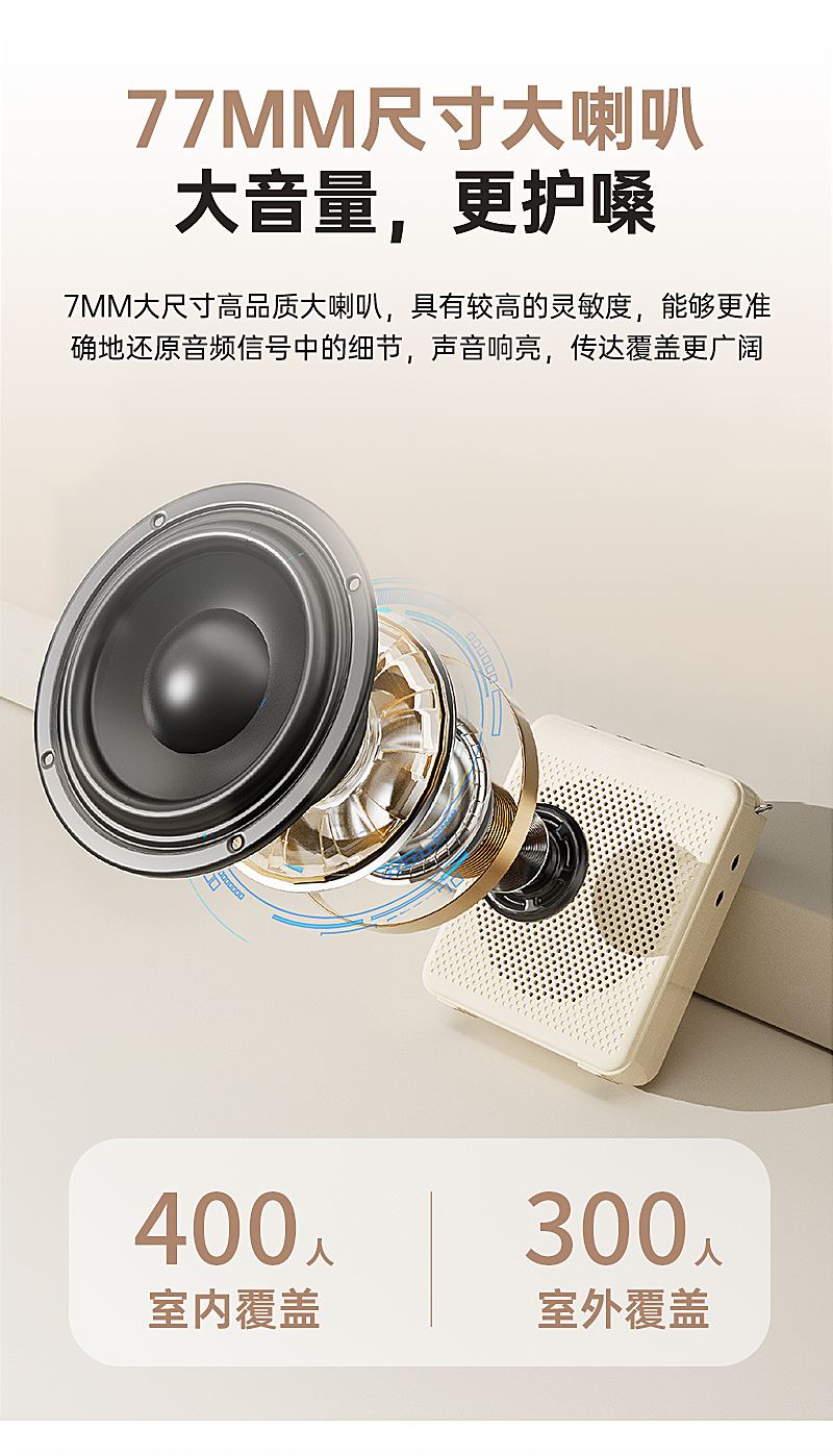 K1 Wireless Clip-on Voice Amplifier 20W – Product Details 7