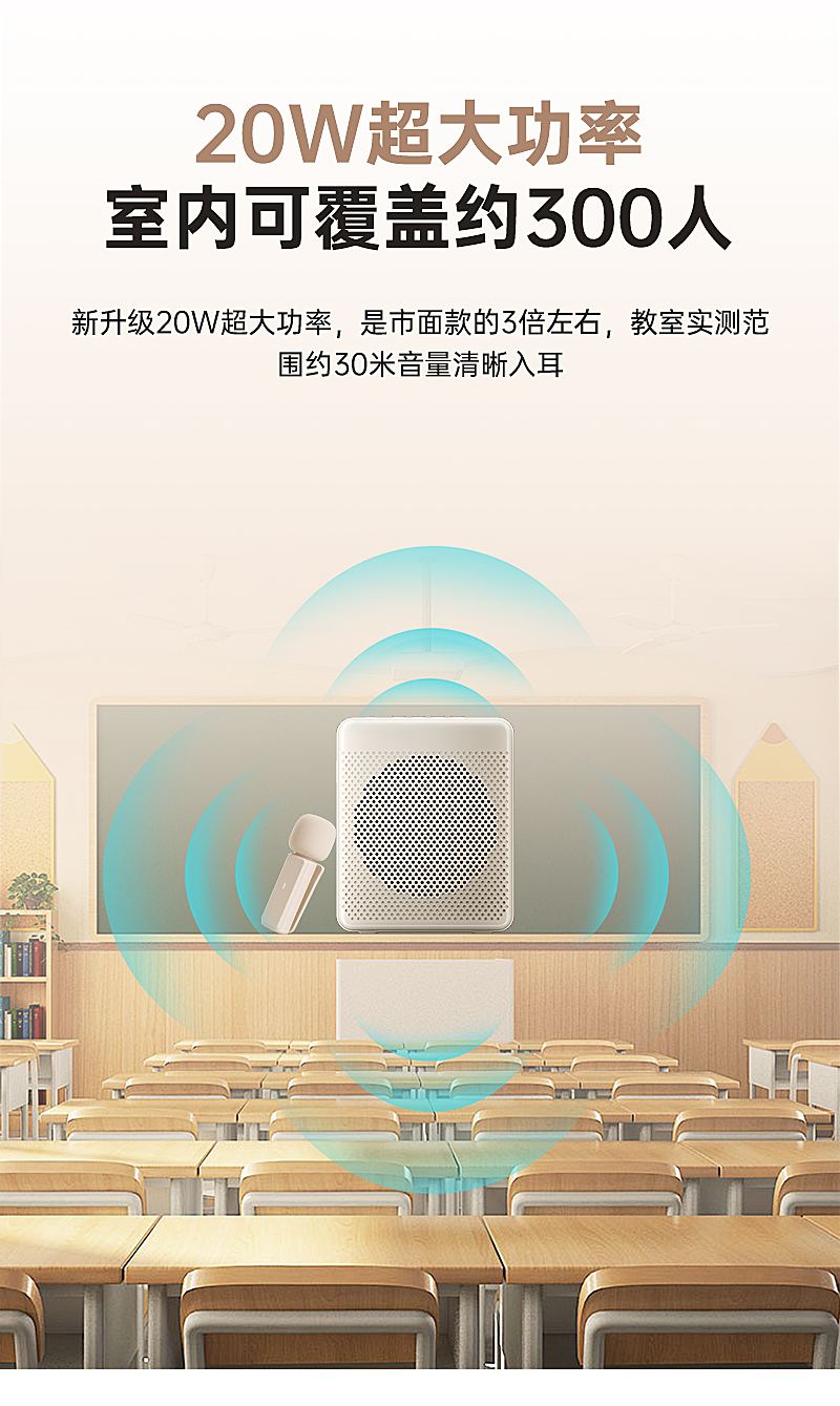K1 Wireless Clip-on Voice Amplifier 20W – Product Details 8