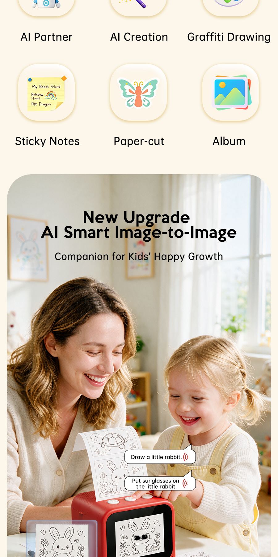 Q5 Smart AI Voice Printer – Product Details 2
