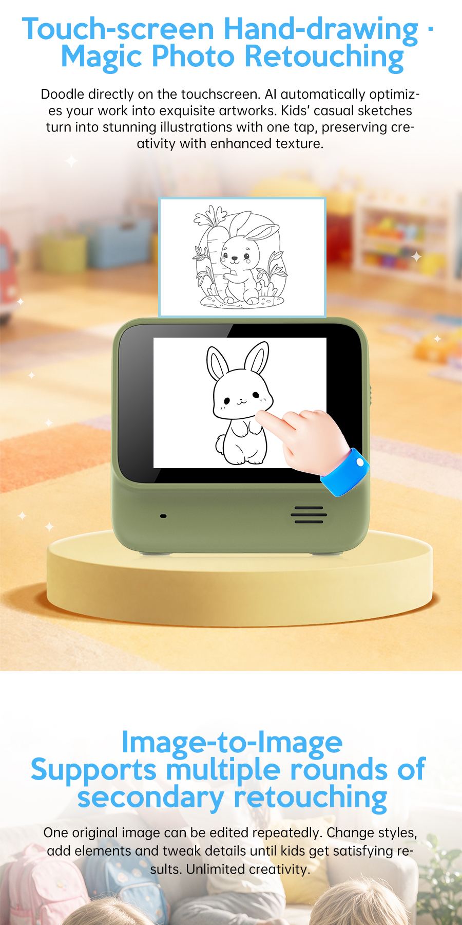Q9 海外版AI魔法打印机(触屏) – 产品详情 5
